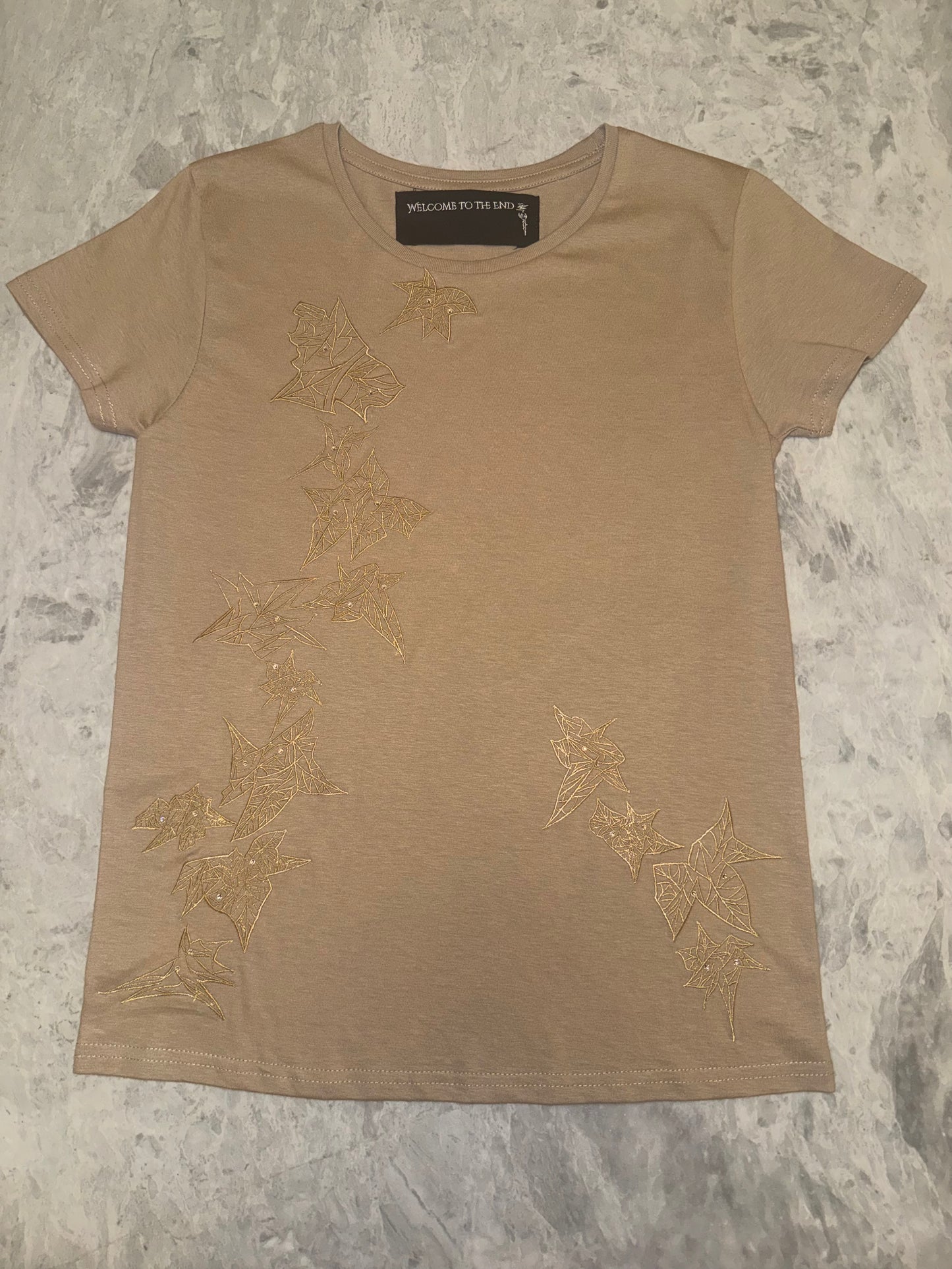 Emerge Women's T-Shirt (Sand/Gold)