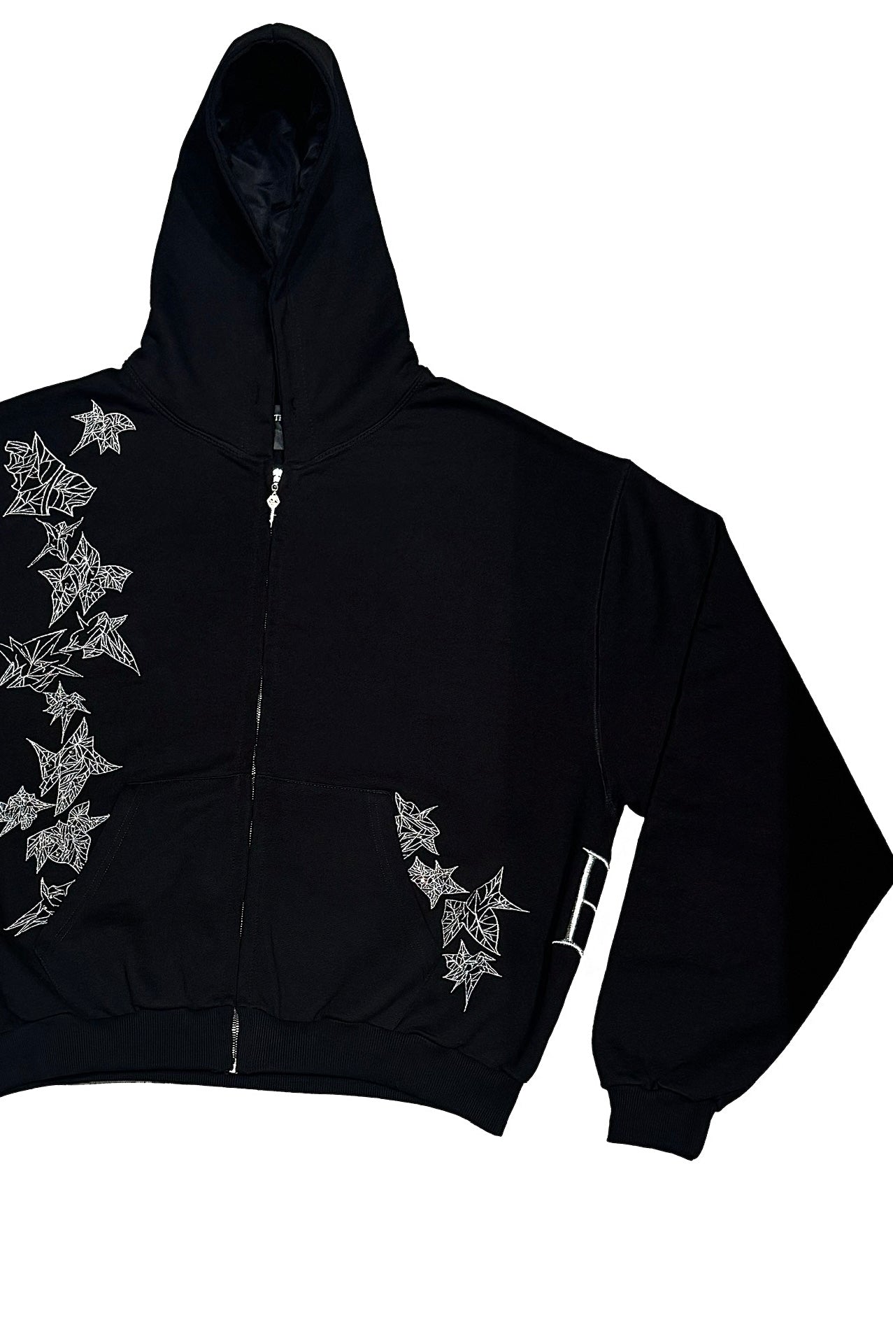 EMERGE Zip-Up Hoodie (SILVER)