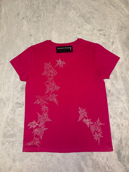 Emerge Women's T-Shirt (Fuchsia/Silver)