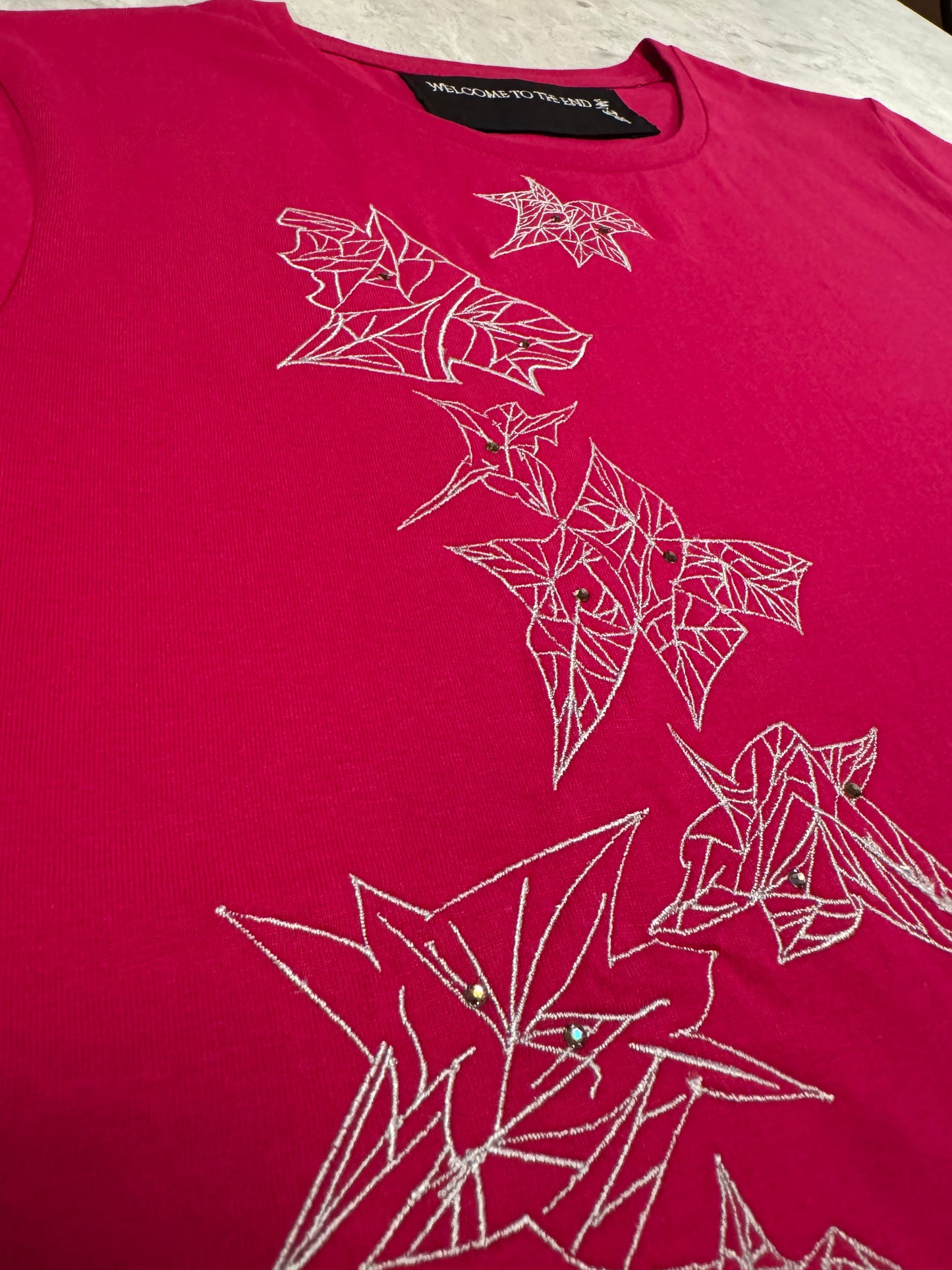 Emerge Women's T-Shirt (Fuchsia/Silver)