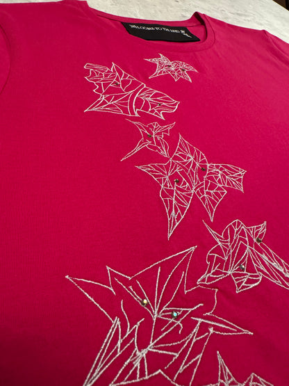 Emerge Women's T-Shirt (Fuchsia/Silver)