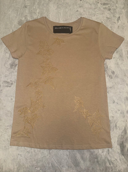 Emerge Women's T-Shirt (Sand/Gold)