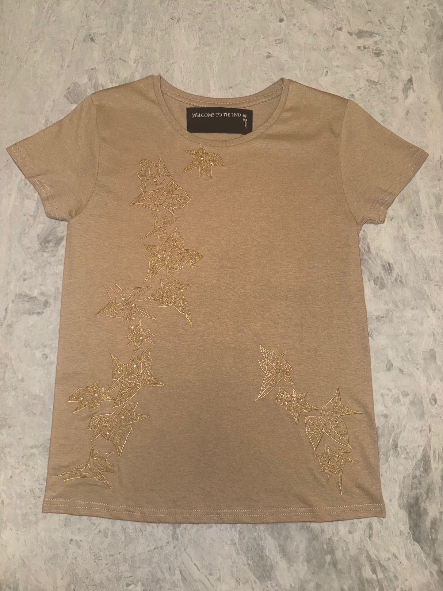 Emerge Women's T-Shirt (Sand/Gold)
