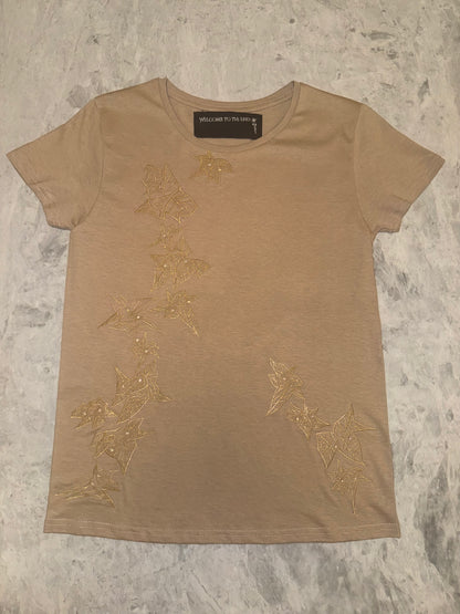 Emerge Women's T-Shirt (Sand/Gold)