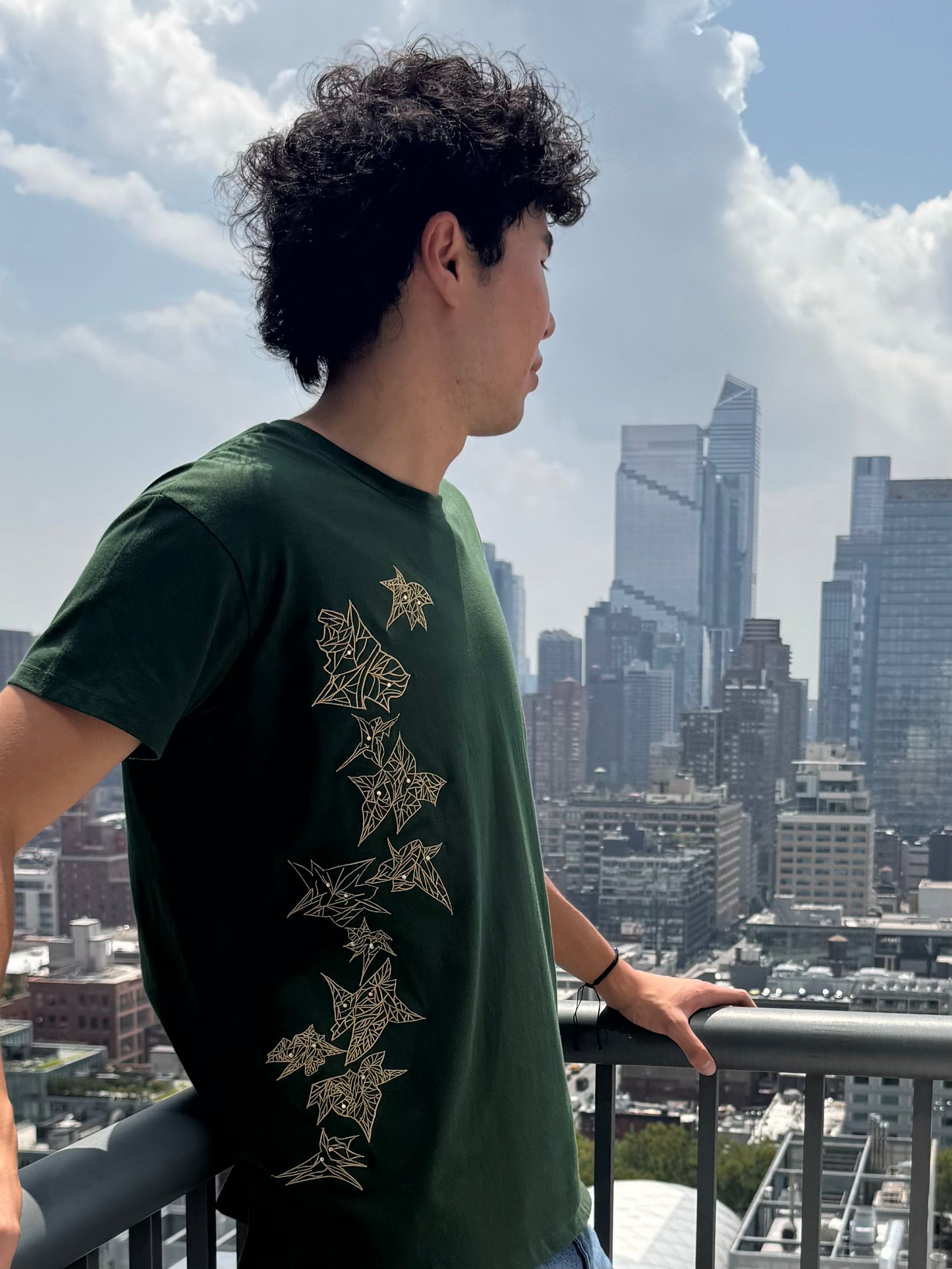 Emerge T-Shirt (Forest Green/Gold)