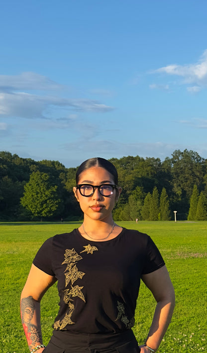 Emerge Women's T-Shirt (Black/Gold)